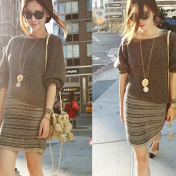 ❤️gorgeous gold leaf statement sweater necklace - Picture 6 of 8